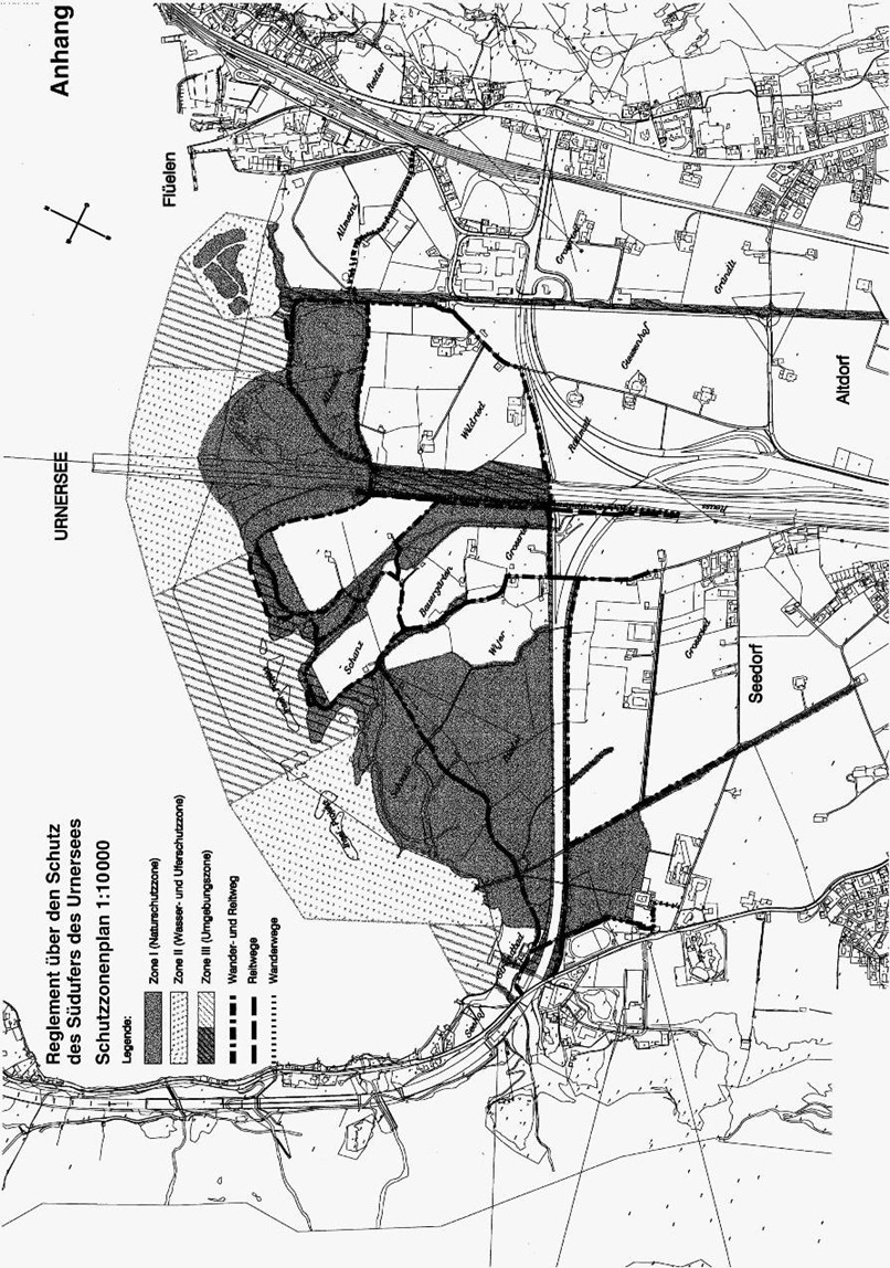 Schutzzonenplan