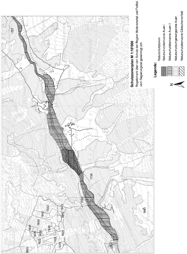 Schutzzonenplan, Plan III