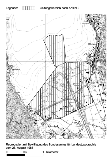 Plan gemäss Art. 2 des Gesetzes