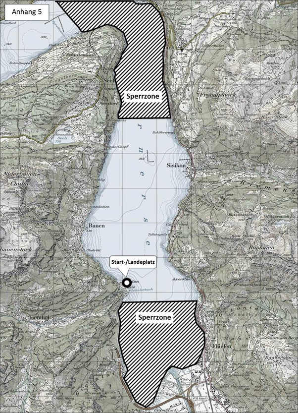 Planung Verbotszone Drachensegeln (Kitesurfen)