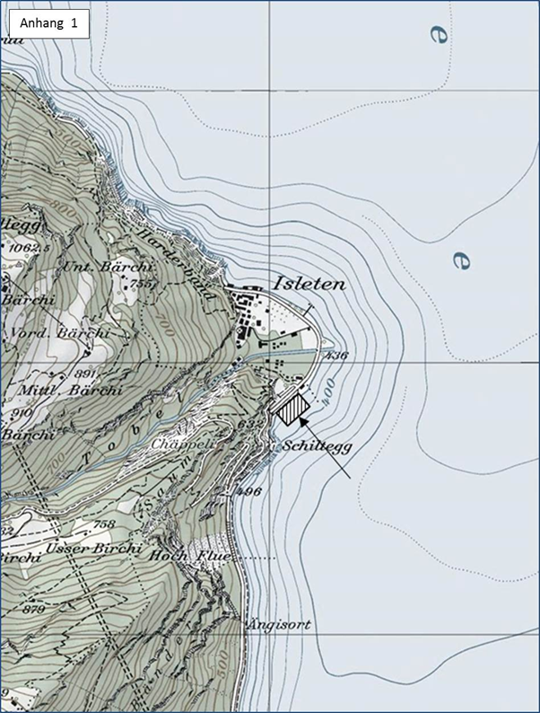 Plan Verbotszone Isleten